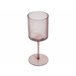 Beliani Cristalería Vidrio AMETHYST Rosa Talco