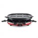 Raclette grill 8 Personas 4 En 1 Rp412 H.koenig Negro/ Rojo