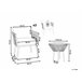 Beliani Conjunto bistro GARGANO Marron Claro