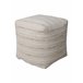 Puff LIZZO medida 45x45cm color natural Beige