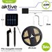 Tiras LED solar autoadhesivas Aktive Multicolor