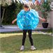 Pelota Burbuja Hinchable Gigante Parachoques Azul