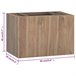 Armario De Baño Para Pared 60 Natural