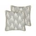 Beliani Cojín decorativo BILLBERGIA Gris