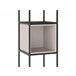 Estantería ANYA de 36cm negro y crema Negro/ Crema