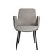 ANGEL CERDA Silla comedor tapizada tela Gris