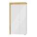 Armario 2 puertas con LED Teo 197 Madera