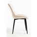 Silla Cade Terciopelo Beige