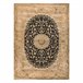 Alfombra de lana SUPERIOR Piemonte Rosetón 200x300 Beige