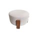 Puff redondo FALCO 50x36cm color beige Beige