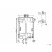 Beliani Carrito de cocina HIKO Negro