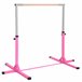 Barra de Gimnasia Acero HOMCOM, deportes y ocio - musculación Rosa