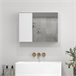Armario de Baño MDF HOMCOM, hogar - baño Blanco
