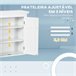 Armario de Pared MDF kleankin, hogar - baño Blanco