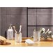 Beliani Conjunto de accesorios de baño TAPIA Transparente