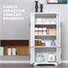 Alacena de Cocina MDF, Melamina de Madera HOMCOM, hogar - cocina Blanco