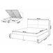 Beliani Cama con somier Terciopelo VERNOYES 170x214 Negro