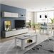 Pack mueble de tv-salón con mesa de centro Arlet Plus 200 Blanco/ Gris