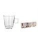 Set 3 tazas de café LIMA LISO 8cl marca LA MEDITERRANEA Transparente