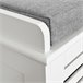 Banco de Almacenamiento con cojines y 2 Cubos FSR23-K-W SoBuy Blanco