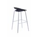 Taburete alto STAR fijo 86,5 cm de alto Negro