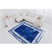 Alfombra lavable MIRO 51676.813 Griego vintage marco 160x220 Azul