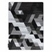 Alfombra INTERO TECHNIC 3D Diamantes Triángulos 160x220 Gris