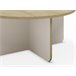 Mesa de centro redonda HILLARY Beige