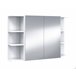 Armario mural efecto madera 60 Blanco Brillo