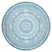Alfombra FUN Napkin servilleta circulo 160x160 Azul