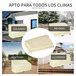 Funda Protectora de Banco Tela Oxford Outsunny 140x84 Beige