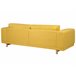 Beliani Sofá de 3 plazas Poliéster NIVALA Beliani Sofá de 3 plazas Poliéster NIVALA Amarillo