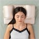 Almohada Cervical Antiarrugas con Funda de Satén Beige
