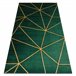 Alfombra EMERALD exclusivo 1013 glamour 120x170 Verde
