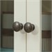 Alacena de Cocina MDF, Melamina de Madera, Vidrio HOMCOM Blanco