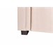 Beliani Cama con somier Terciopelo LIBOURNE 102x220 Rosa Talco