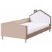 Beliani Cama infantil Terciopelo KERVAN Marron