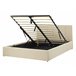 Beliani Cama con somier Poliéster DREUX 151x214 Beige