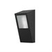 Aplique De Exterior Metal Serie Nika Negro