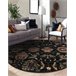 Alfombra de lana SUPERIOR circulo LATICA 200x200 Azul