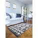 Alfombra ECO sisal BOHO MOROC Etno Zigzag 22319 franjas 117x170 Gris