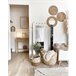 Beliani Espejo LUNEL 51x3 Blanco