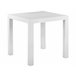 Beliani Mesa de jardín FOSSANO 80x80 Blanco