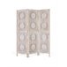 Biombo de 3 paneles fabricado artesanalmente en mdf Gris