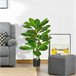 Árbol Perenne Artificial PE, PEVA HOMCOM, hogar - decoración Verde