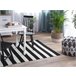 Beliani Alfombra de exterior TAVAS 160x230 Negro