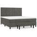 Cama box spring 160x200 Gris Oscuro