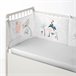 PROTECTOR DE CUNA/MAXICUNA WILD AND FREE Blanco