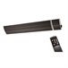Calentador De Infrarrojos Negro 1500 Wat CALORE-NERO-1500 Negro