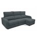 Chaise longue convertible en cama tela APRIL Gris